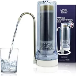 APEX MR-1050: 5-stage alkaline water filter. Easy install. Reduces heavy metals, chlorine, bad taste. 99% chlorine reduction.