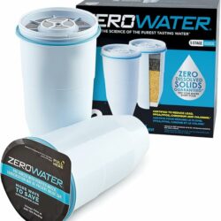 ZeroWater 5-Stage Replacement Filter (2-pack). IAPMO certified. Reduces lead, chromium, PFOA/PFOS. 0 TDS.
