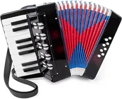 Kids' 8-Bass Piano Accordion with Straps