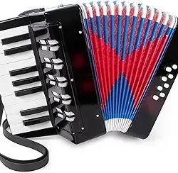 Kids' 8-Bass Piano Accordion with Straps